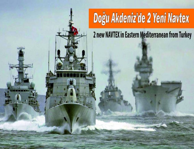 Doğu Akdeniz'de 2 Yeni Navtex