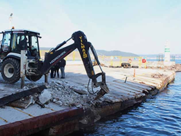 Çanakkale Koltuk Barınağı'nda Onarım Çalışması Yapılıyor