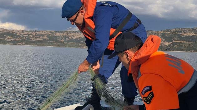 300 Metre Misina Balık Ağına El Konuldu