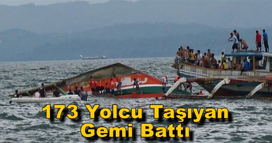 173 Yolcu Taşıyan Gemi Battı