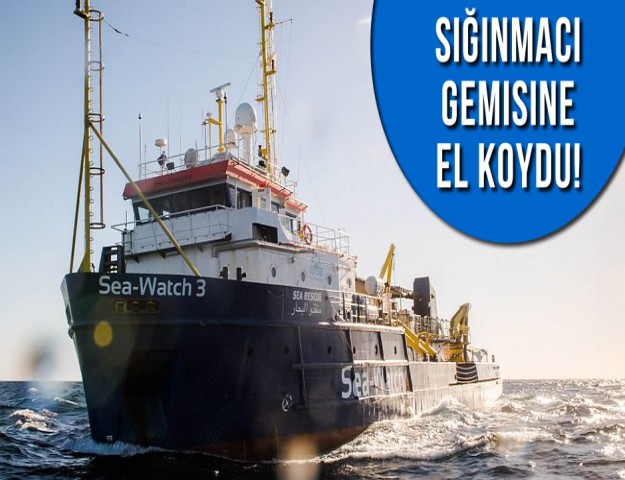 Sığınmacı Gemisine El Koydu!