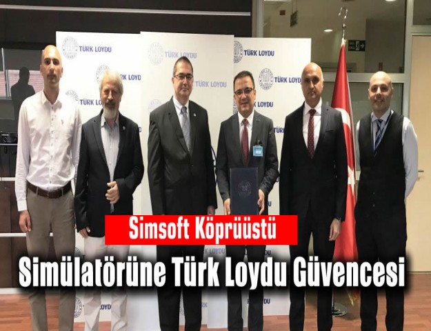 Simsoft Köprüüstü Simülatörüne Türk Loydu Güvencesi