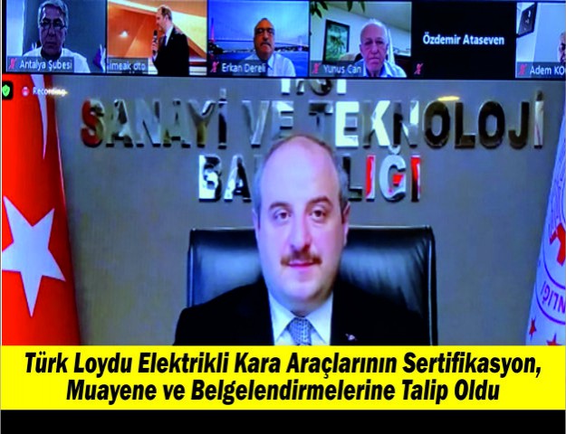 Türk Loydu Elektrikli Kara Araçlarının Sertifikasyon, Muayene ve Belgelendirmelerine Talip Oldu