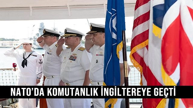 ABD, NATO deniz görev grubunun komutasını İngiltere'ye devretti