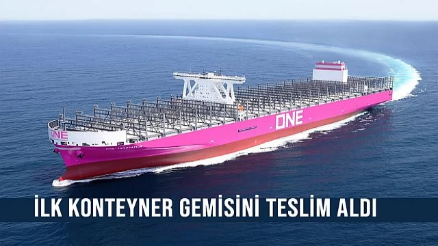 ONE, 24.000 TEU'luk İlk Konteyner Gemisini Teslim Aldı