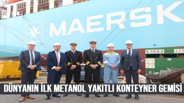 Maersk, Dünyanın İlk Metanol Yakıtlı Konteyner Gemisini Teslim Aldı