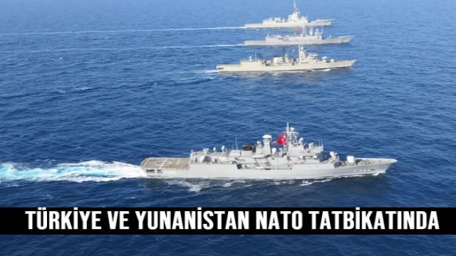 Türk ve Yunan donanmaları, NATO tatbikatında