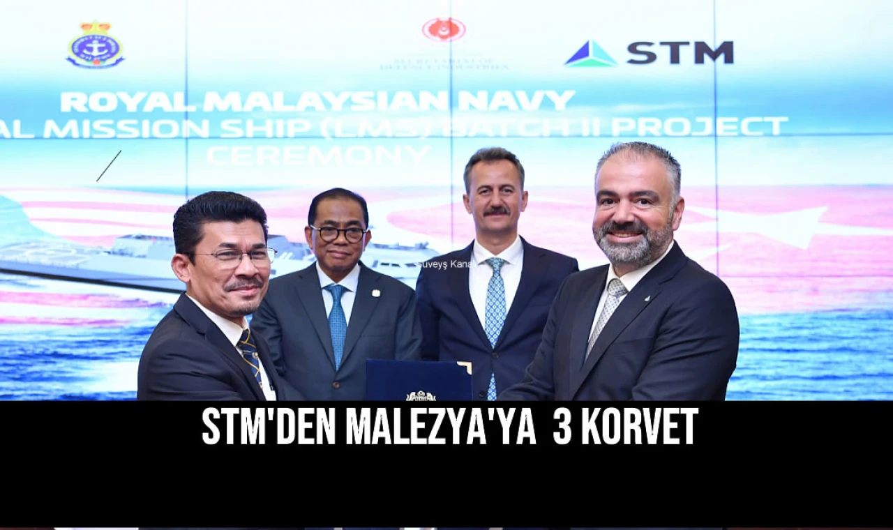 STM'den Malezya'ya 3 Korvet