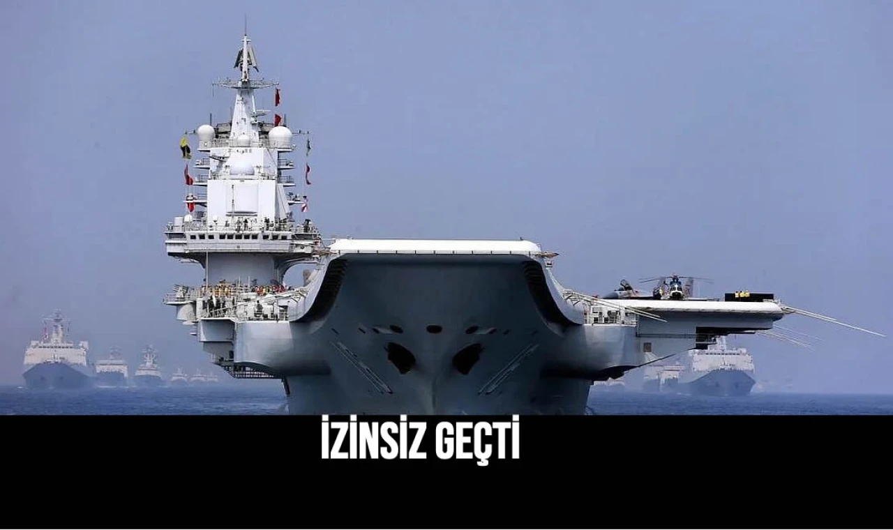 İzinsiz geçti