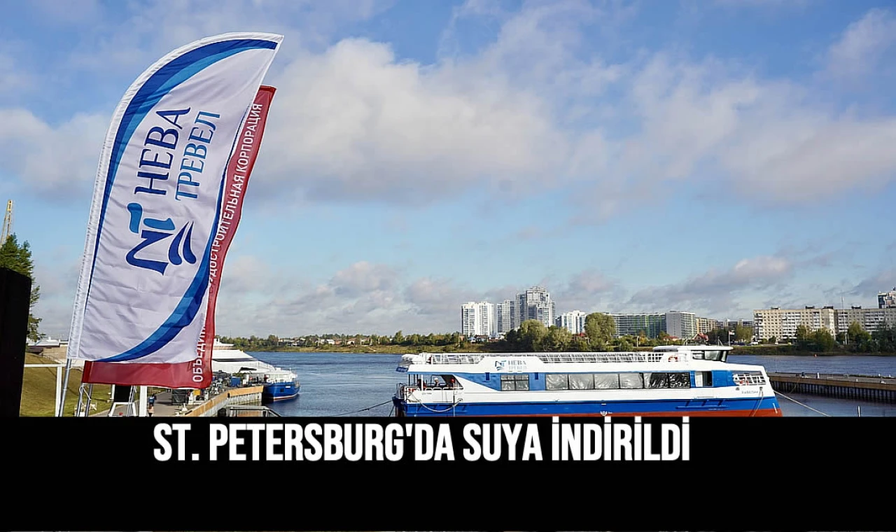 St. Petersburg'da suya indirildi