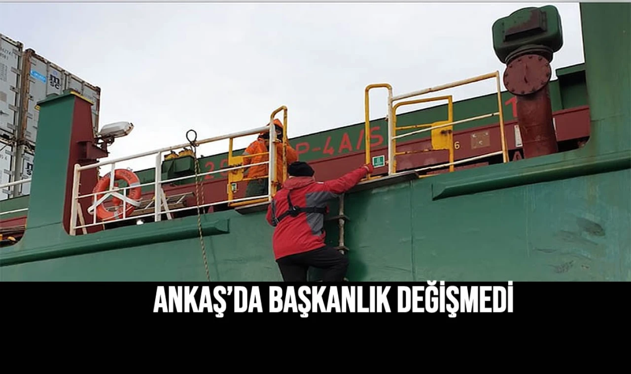 ANKAŞ’DA BAŞKANLIK DEĞİŞMEDİ