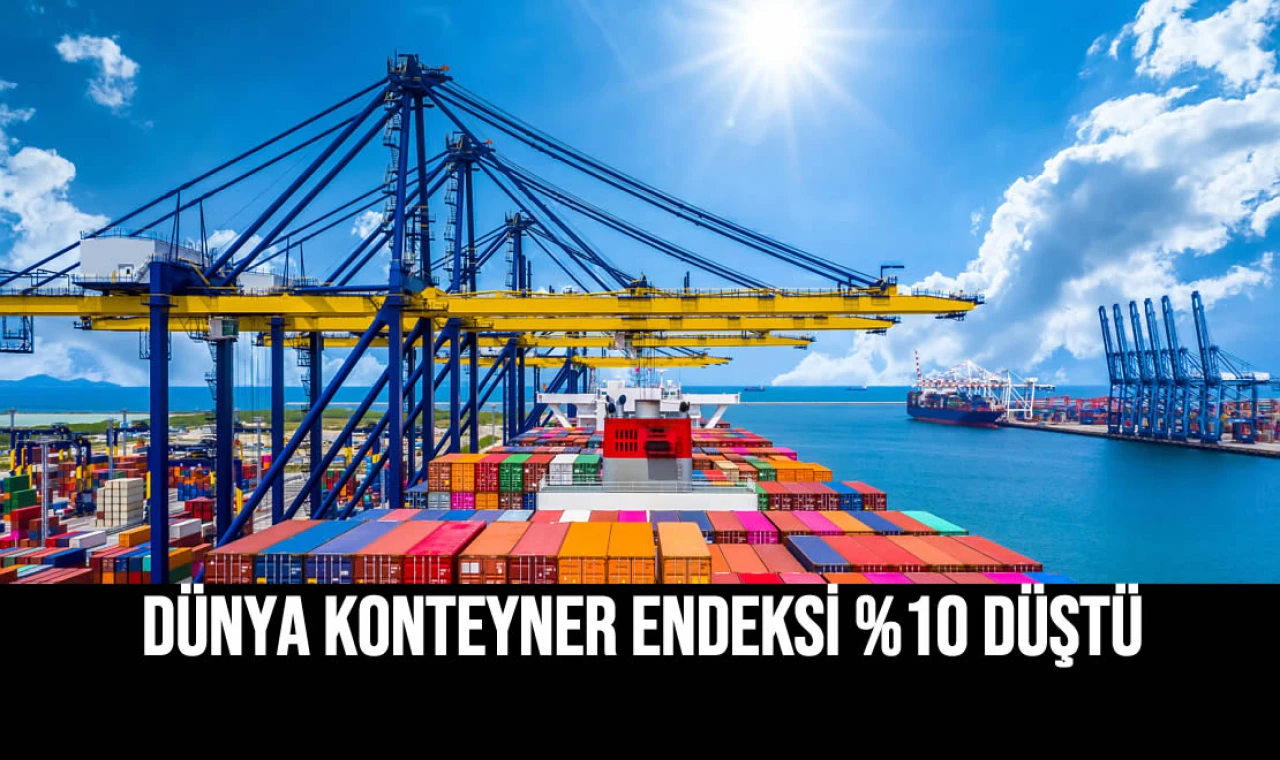 Dünya Konteyner Endeksi %10 düştü