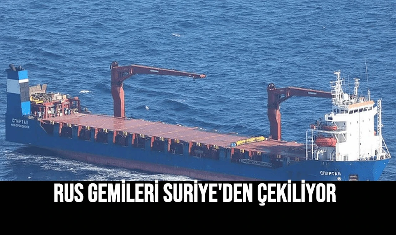 Rus Gemileri Suriye'den Çekiliyor