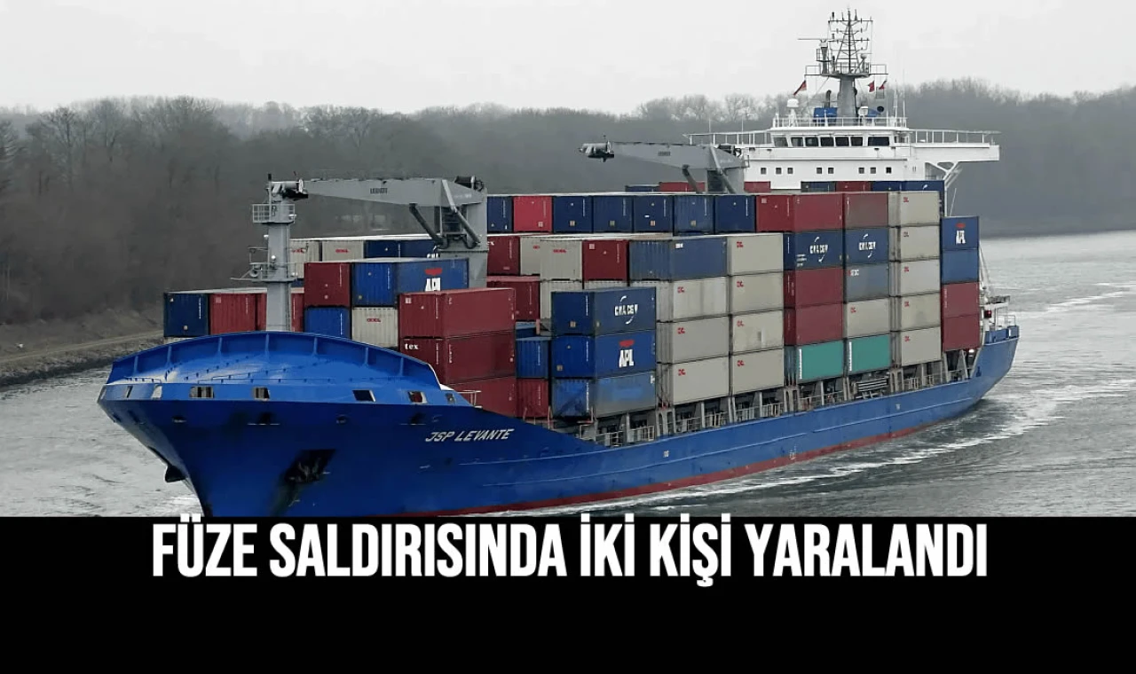 Füze Saldırısında İki Kişi Yaralandı