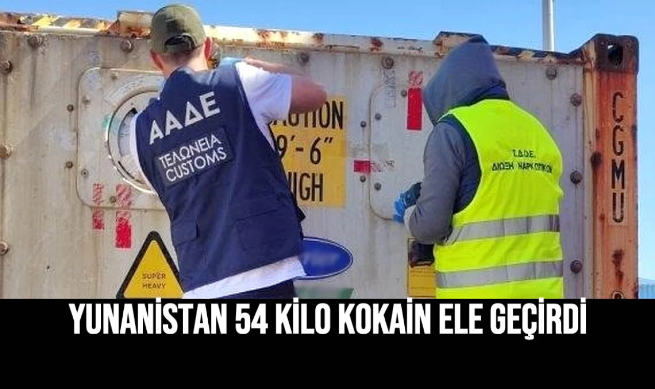 Yunanistan 54 Kilo Kokain Ele Geçirdi