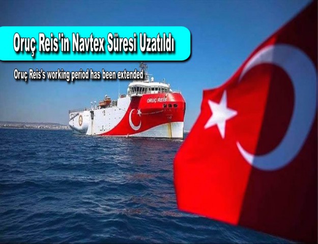 Oruç Reis'in Navtex Süresi Uzatıldı