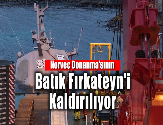 Norveç Donanma'sının Batık Fırkateyn'i Kaldırılıyor