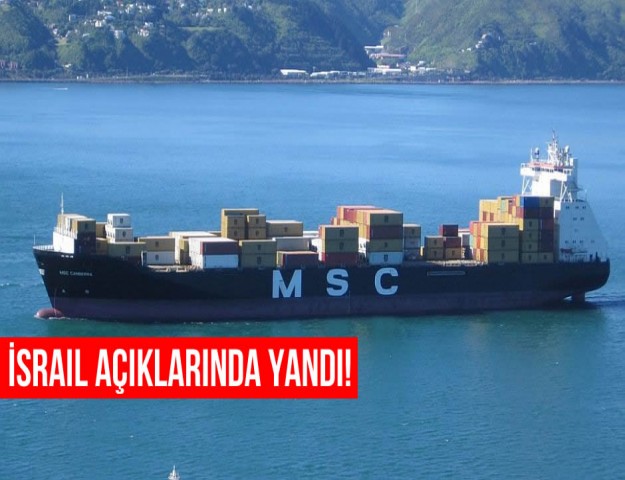 İsrail Açıklarında Yandı!