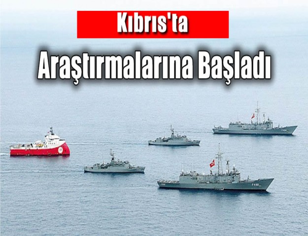 Kıbrıs'ta Araştırmalarına Başladı