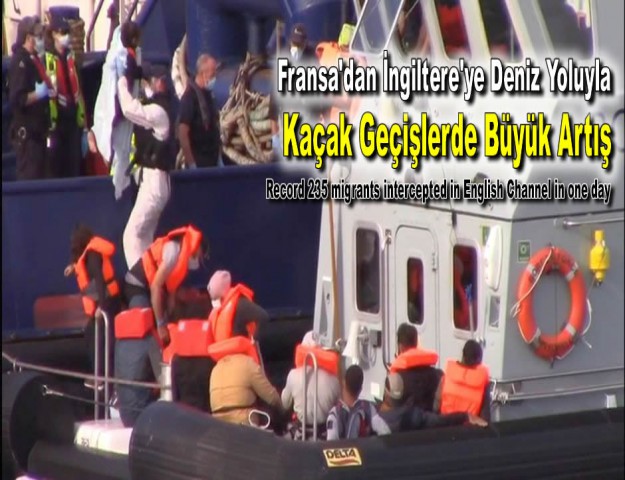 Fransa'dan İngiltere'ye Deniz Yoluyla Kaçak Geçişlerde Büyük Artış