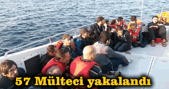 57 Mülteci yakalandı