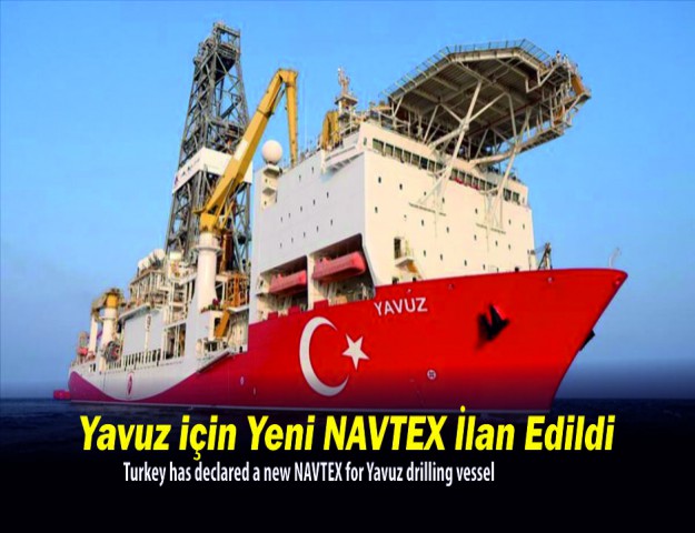 Yavuz için Yeni NAVTEX İlan Edildi