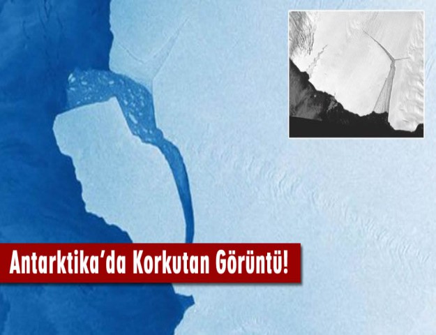 Antarktika’da Korkutan Görüntü!