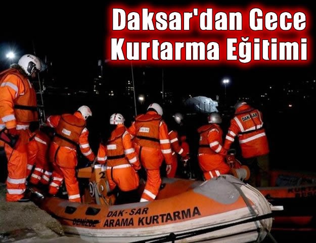 Daksar'dan Gece Kurtarma Eğitimi