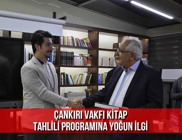 Çankırı Vakfı Kitap Tahlili Programına Yoğun İlgi