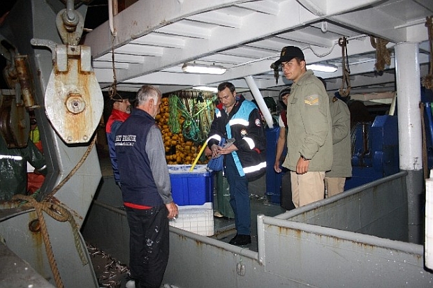 Sinopta balık avları denetlendi