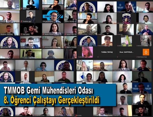 TMMOB Gemi Mühendisleri Odası 8. Öğrenci Çalıştayı Gerçekleştirildi