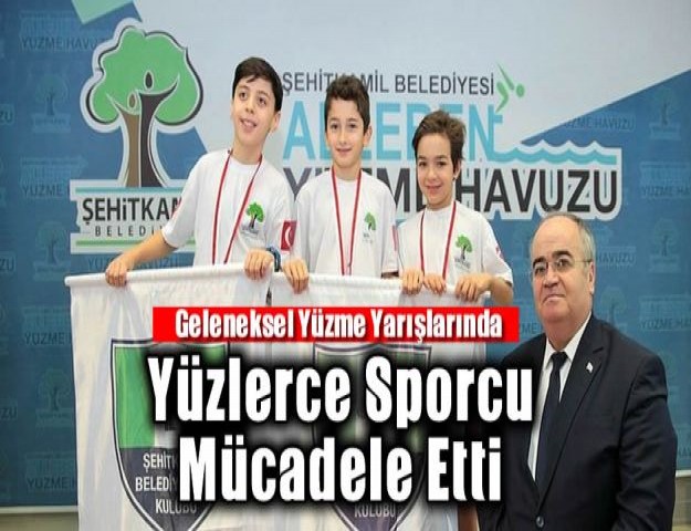 Geleneksel Yüzme Yarışlarında Yüzlerce Sporcu Mücadele Etti