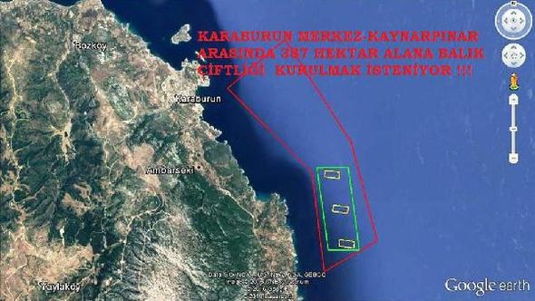 Karaburun Yarımadası'nda Balık Çiftliği İstemediler