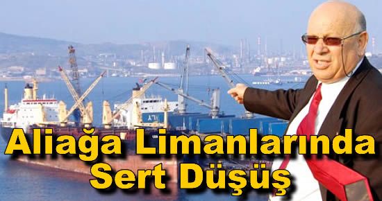 Aliağa Limanlarından Yapılan İhracatta Sert Düşüş