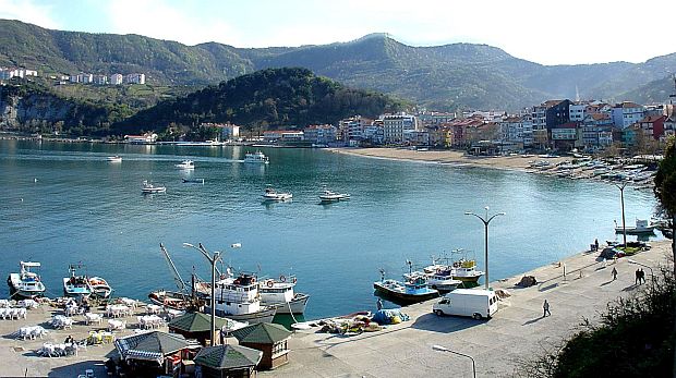 Amasra'ya denizden ulaşım