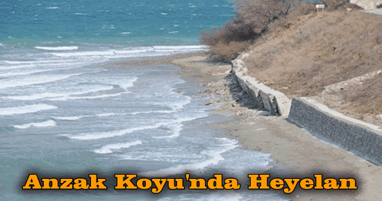 Anzak Koyu'nda Heyelan