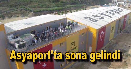 Asyaport'ta sona gelindi