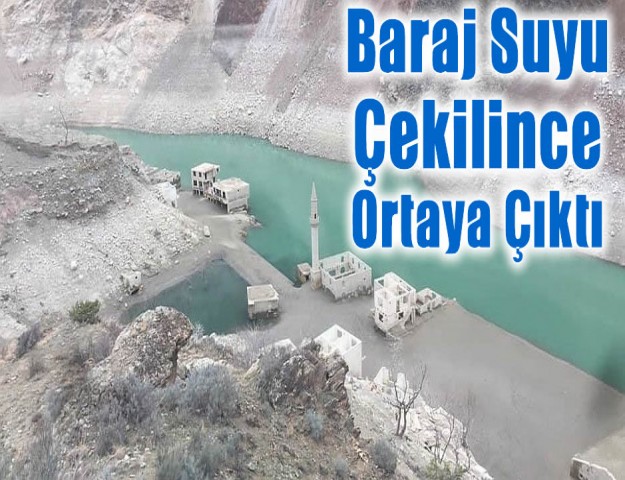 Baraj Suyu Çekilince Ortaya Çıktı