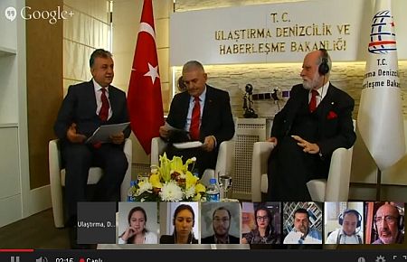 Bakan yıldırım Youtube canlı yayında