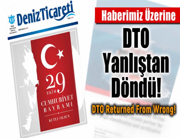 Haberimiz üzerine DTO Yanlıştan Döndü!