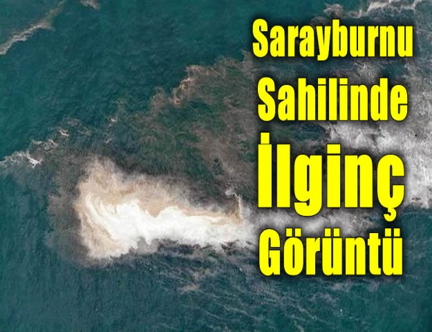 Sarayburnu Sahilinde Dikkat Çeken Görüntü