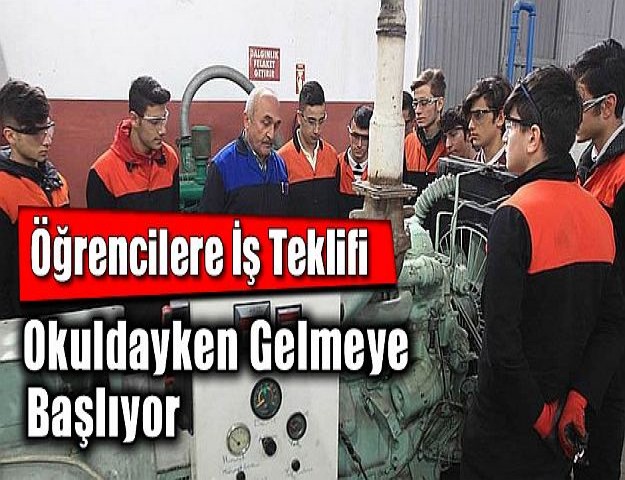 Öğrencilere İş Teklifi Okuldayken Gelmeye Başlıyor