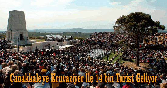 Çanakkale?ye kruvaziyer ile 14 bin turist geliyor