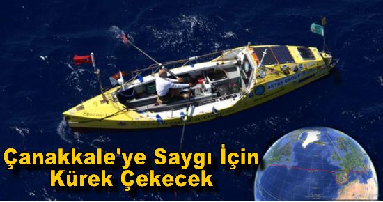 Çanakkale'ye Saygı İçin Kürek Çekecek