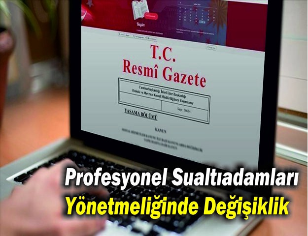 Profesyonel Sualtıadamları Yönetmeliğinde Değişiklik