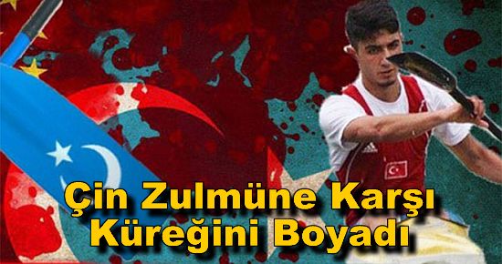 Çin Zulmüne Karşı Küreğini Boyadı