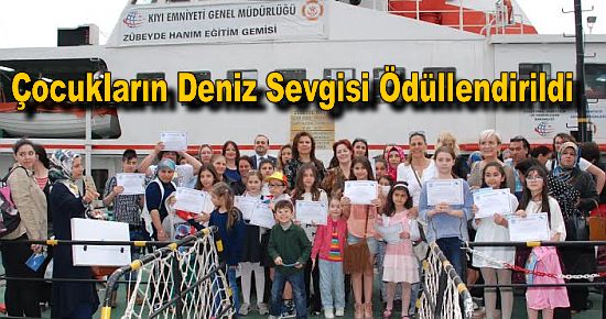 Çocukların Deniz Sevgisi Ödüllendirildi