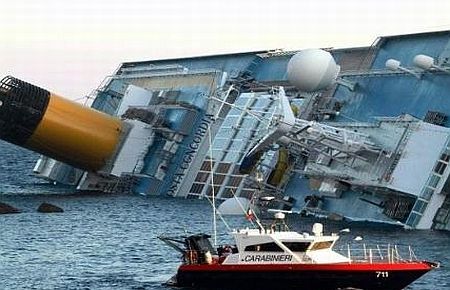 Costa Concordia'da önce kaptan kaçmış