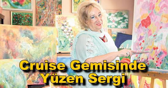 Cruise Gemisinde Yüzen Sergi