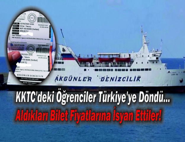 KKTC'deki Öğrenciler Türkiye'ye Döndü... Aldıkları Bilet Fiyatlarına İsyan Ettiler!